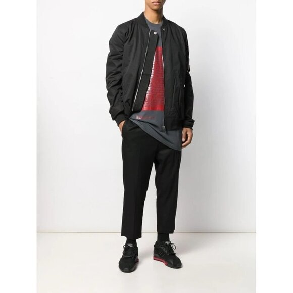 Rick Owens DRKSHDW Graphic Trauma Slogan Print T-Shirt Size S Mens D/U 19 $335 - Picture 3 of 14